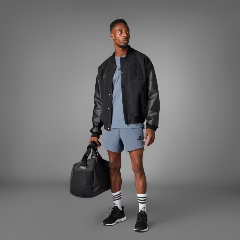 Quần short tập luyện adidas Power 3 sọc Nam - JE8236