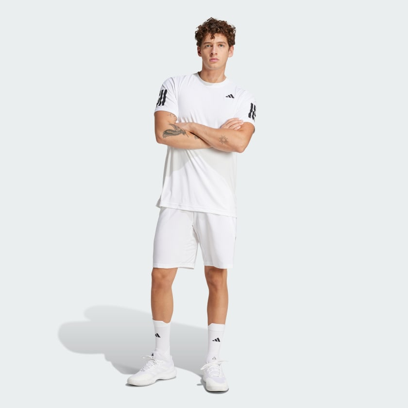 Quần short tennis/pickleball adidas 3 Sọc Tennis Club Climacool Nam - JE0408