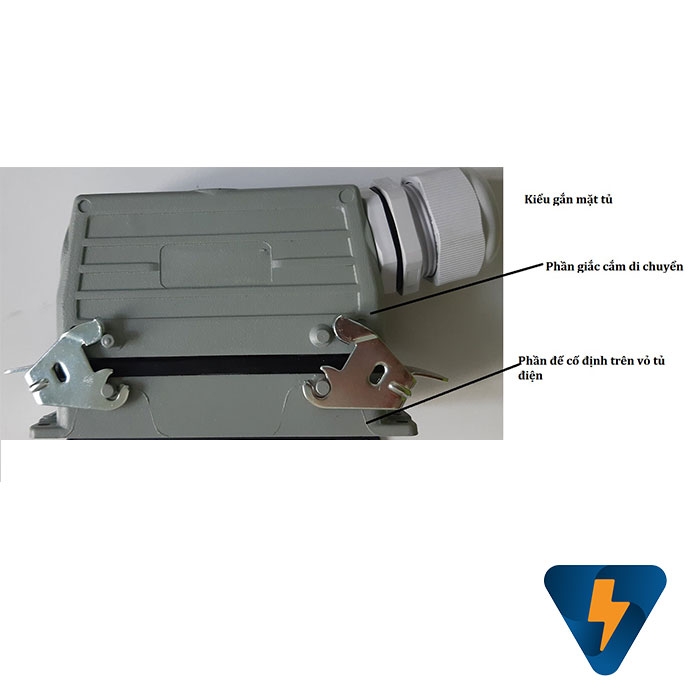 Bộ giắc cắm công nghiệp 6 chân 35A