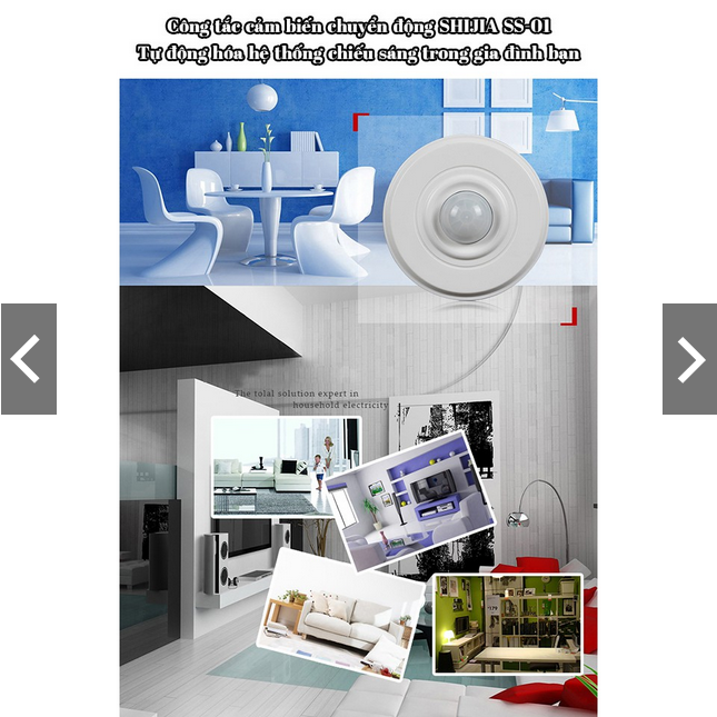 Công tắc bật tắt đèn cầu thang tự động