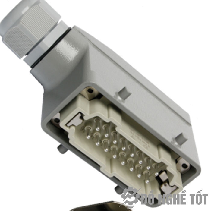 Đầu nối 16 chân, đầu nối 16 pin 16A hướng ngang