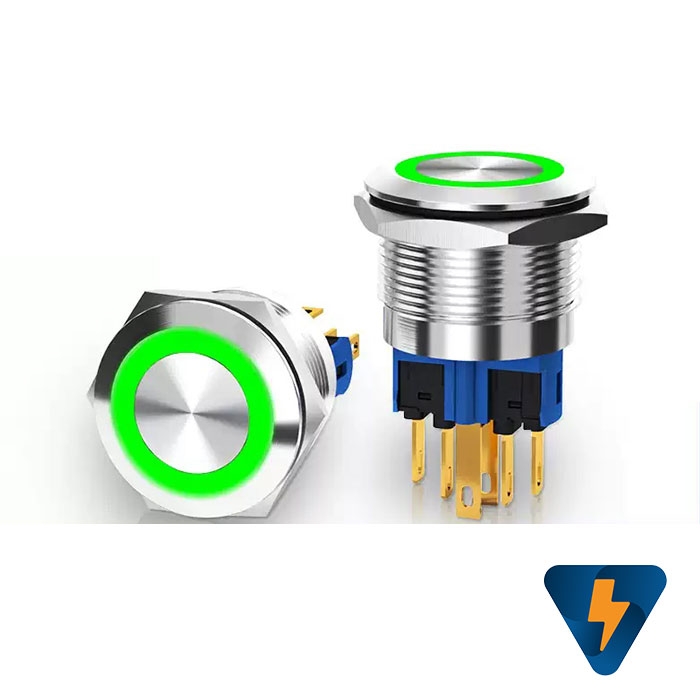 Công tắc SWITCH;TACTILE SPDT,25x36mm, GREEN PV7F2Y0SS-335  tương đương E-Switch