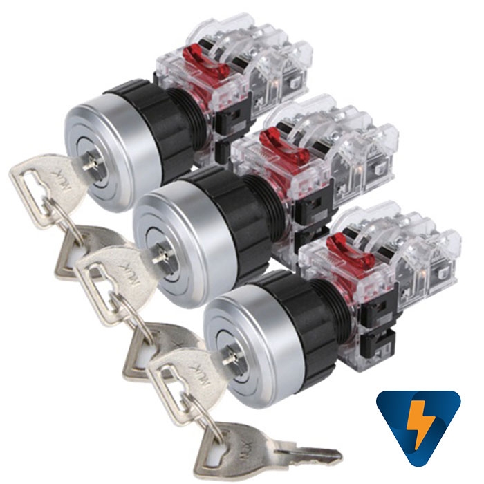 Công tắc SWITCH;Maintained Key,3P tương đương ASD3K22NU