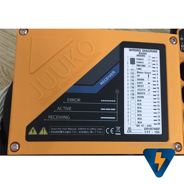 Bộ điều khiển từ xa Juuko-K600 12-24vdc