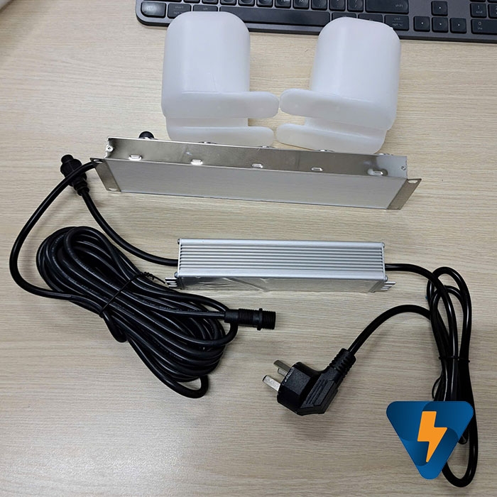 Bộ phun sương tạo độ ẩm siêu âm 10 mắt + nguồn + phao + dây dài 5 mét