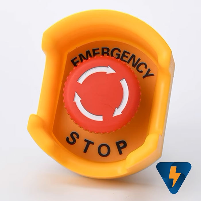 F22-12 Chụp Bảo Vệ Nút Nhấn Dừng Khẩn Cấp 22mm Emergency Stop