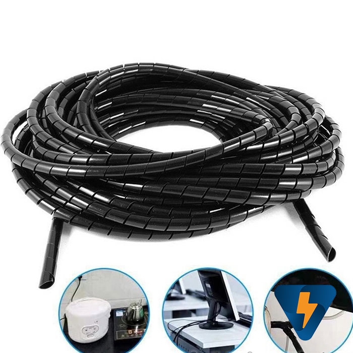 Ruột gà nhựa bọc dây điện
