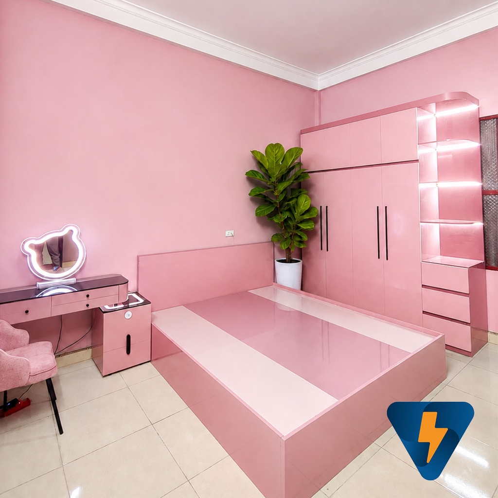 Mẫu giường ngủ và tủ quần áo