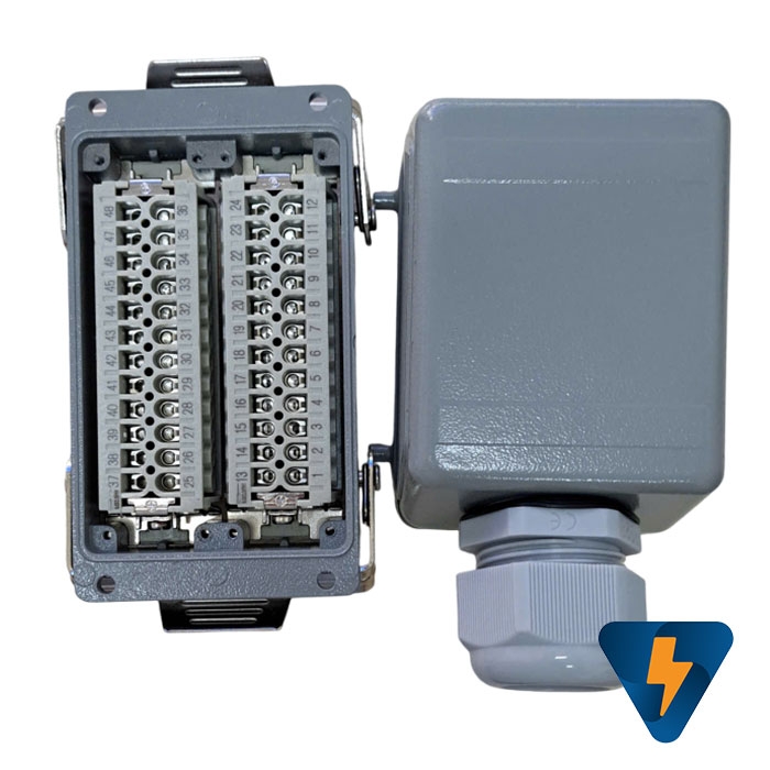 Heavy Duty Connector 48 Pin, AC 500 Volt  16A 6kv 3