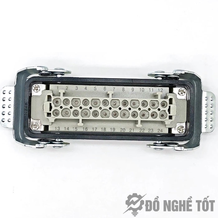 Giắc cắm (jack cắm) phích cắm 24 chân 16A HDC-HE-024-F  HDC-HE-024-M
