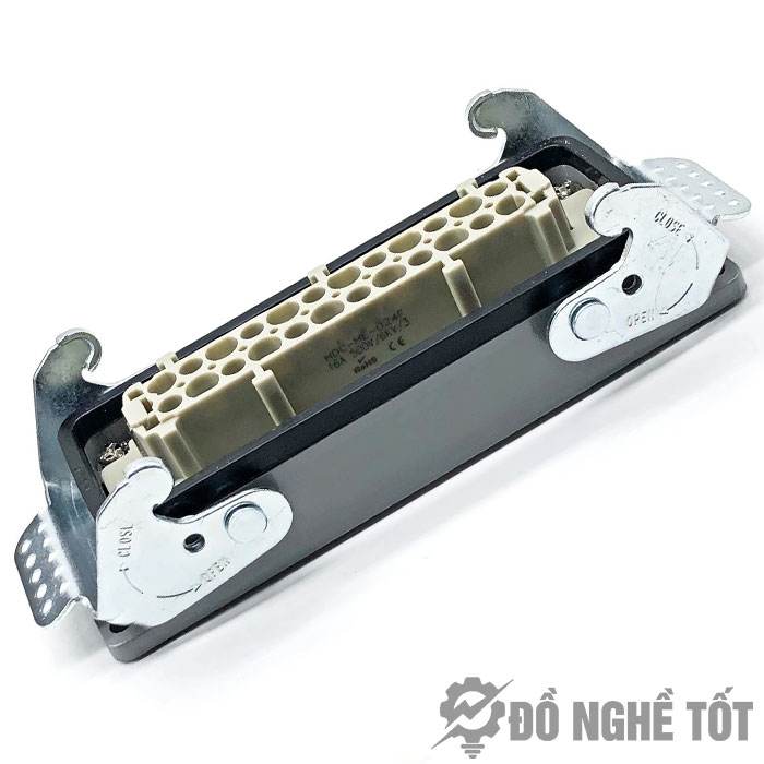 Giắc cắm (jack cắm) phích cắm 24 chân 16A HDC-HE-024-F  HDC-HE-024-M