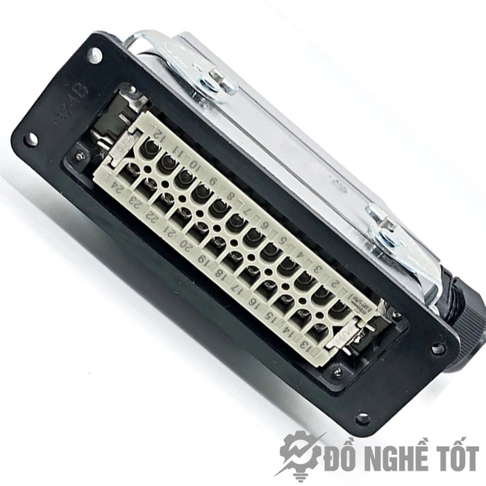 Giắc cắm (jack cắm) phích cắm 24 chân 16A HDC-HE-024-F  HDC-HE-024-M