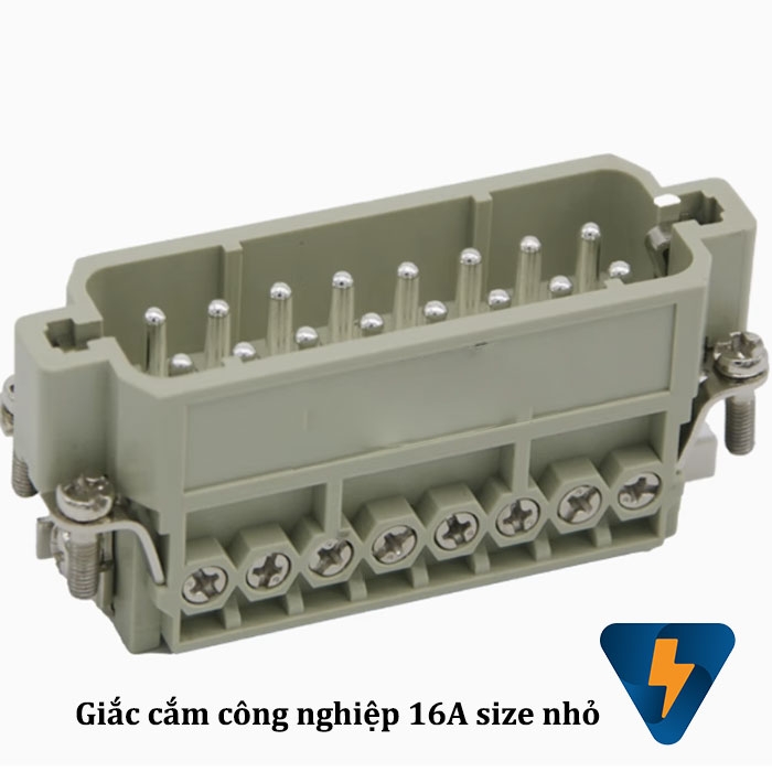 Giắc cắm công nghiệp 16 -32 chân 16A size nhỏ