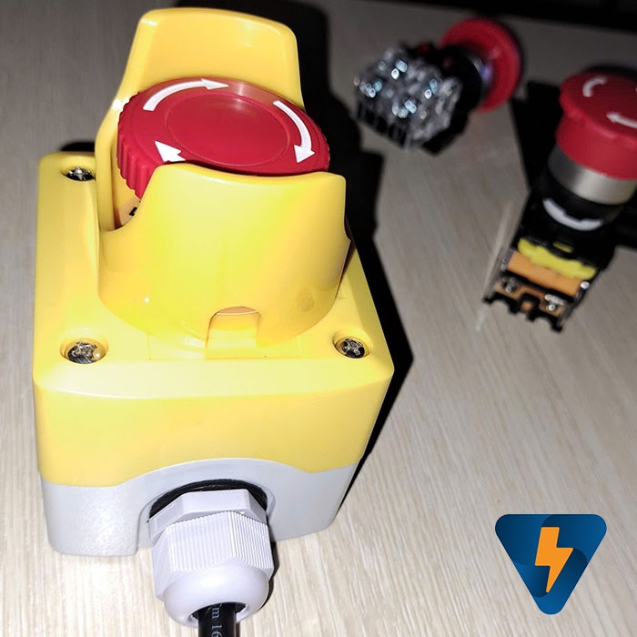 Hộp nút nhấn khẩn cấp Emergency Stop HB03-ESCD