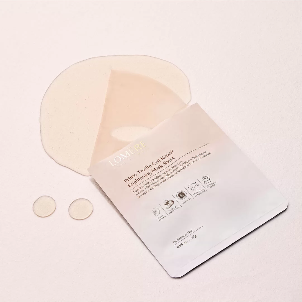 Mặt nạ dưỡng da LOMERE PRIME TRUFFLE BRIGHTENING MASK SHEET 27g/Gói