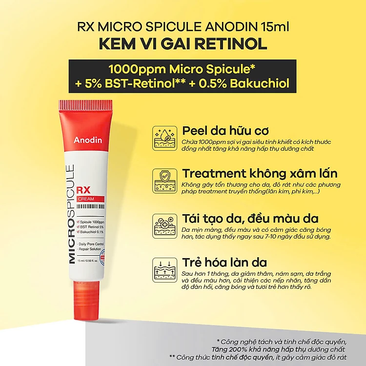 Kem dưỡng da ANODIN MICRO SPICULE RX CREAM