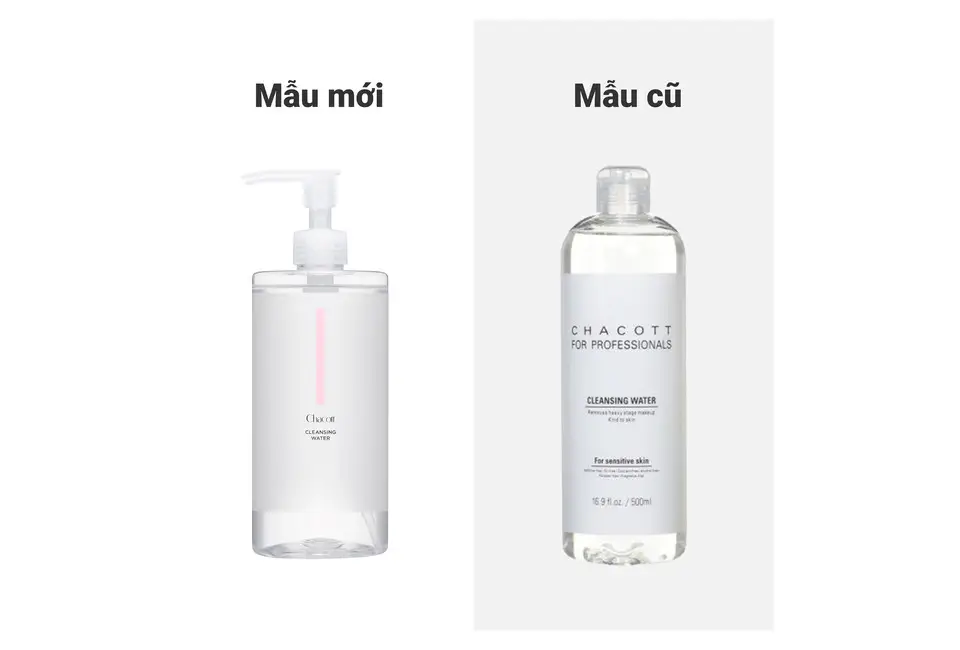 Nước tẩy trang Chacott for Professionals Cleasing Water 500ml