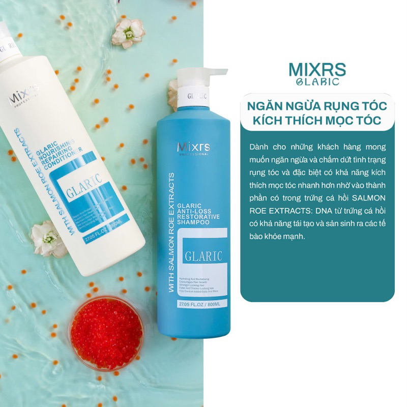 GLARIC NOURISHING REPAIRING CONDITIONER 500ML( Xả xanh dương 500ml) - 5061014616064