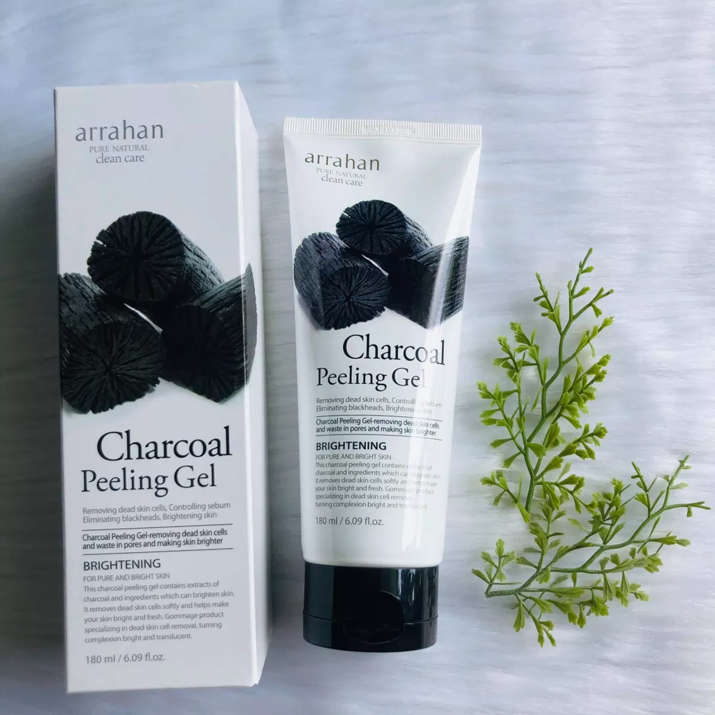 GEL TẨY TẾ BÀO CHẾT ARRAHAN CHARCOAL PEELING 180ML