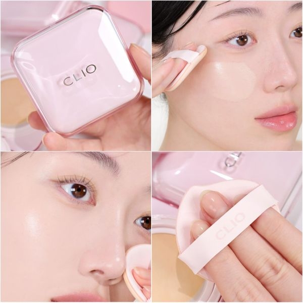 Phấn nước trang điểm CLIO KILL COVER MESH GLOW ESSENTIAL CUSHION SPF50+, PA++++ 21C LINGERIE