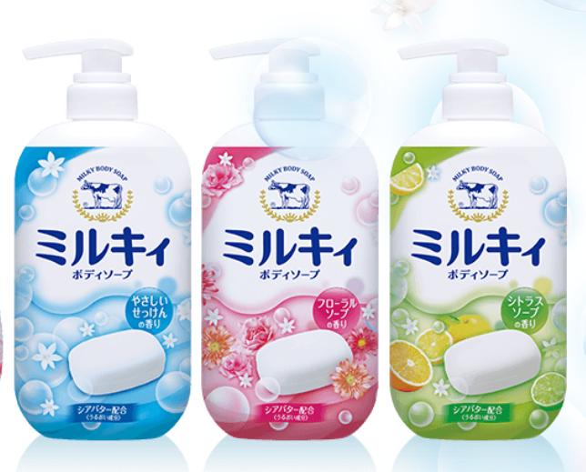 Sữa tắm bọt mịn dịu nhẹ hương hoa COW Milky Body Soap 500ml - 4901525011662