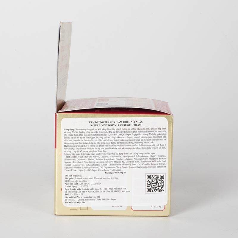 Kem dưỡng cải thiện nếp nhăn - NATURE CONC WRINKLE CARE GEL CREAM