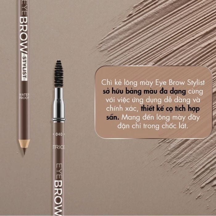 Bút chì kẻ lông mày Brow Stylist 080 Back To Black 1.4g