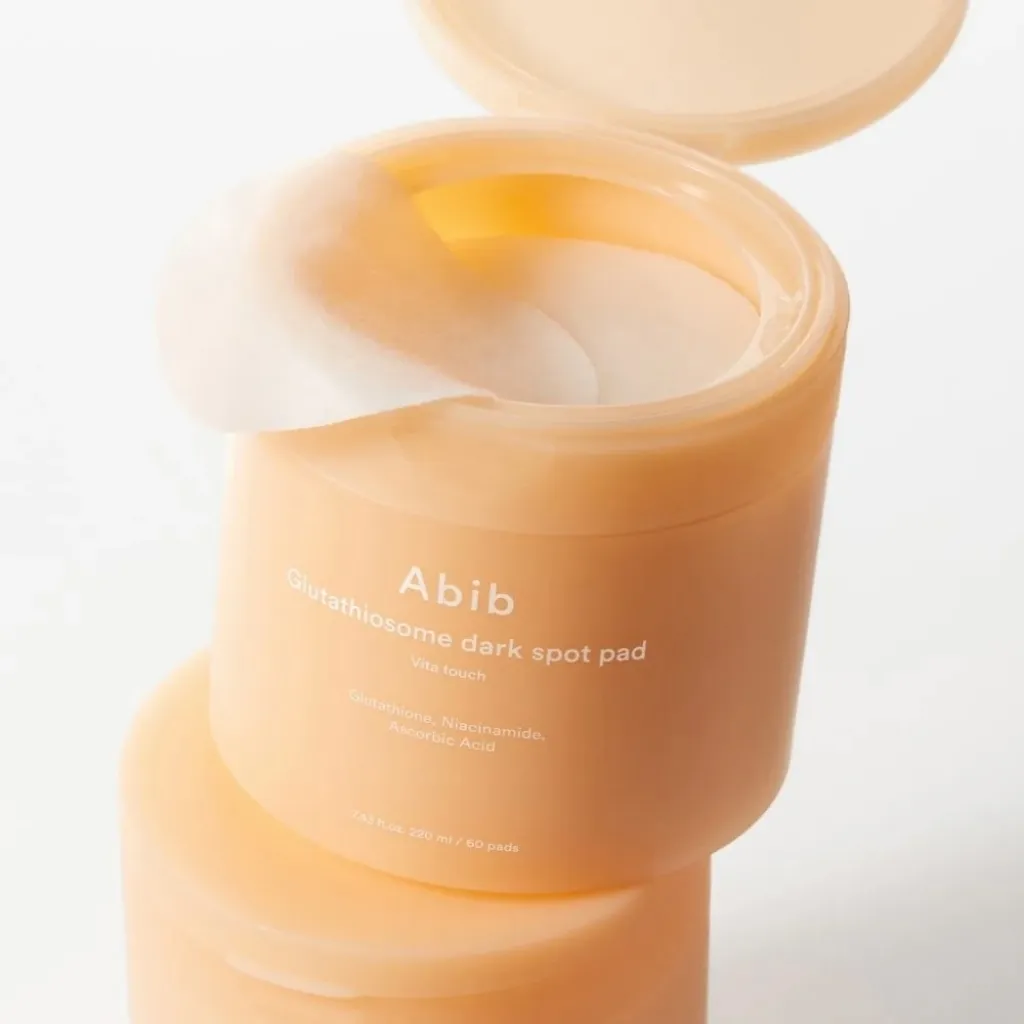MIẾNG BÔNG THẤM DUNG DỊCH DƯỠNG ẨM SÁNG DA - ABIB GLUTATHIOSOME DARK SPOT PAD VITA TOUCH 220ML/60 MIẾNG, SKU: AbibS21-Spad