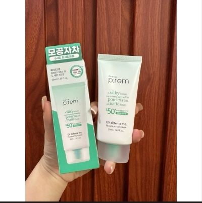 Kem chống nắng MAKE P:REM UV Defense me. No sebum sun cream 50ml