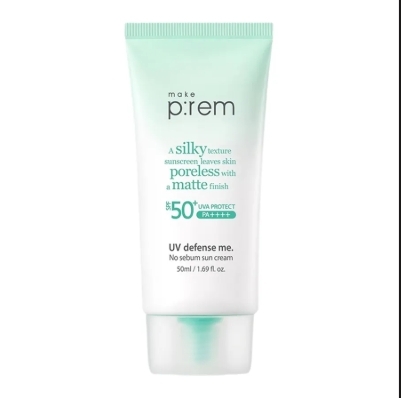 Kem chống nắng MAKE P:REM UV Defense me. No sebum sun cream 50ml