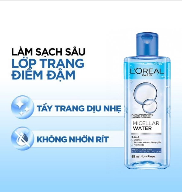 G3240304 - 498919 - LOREAL PARIS TẨY TRANG MICELLAR SẠCH SÂU 400ML