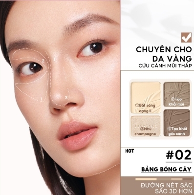 Phấn Bắt Sáng & Tạo Khối Judydoll Highlight & Contour02 - 9G - 6975242806120