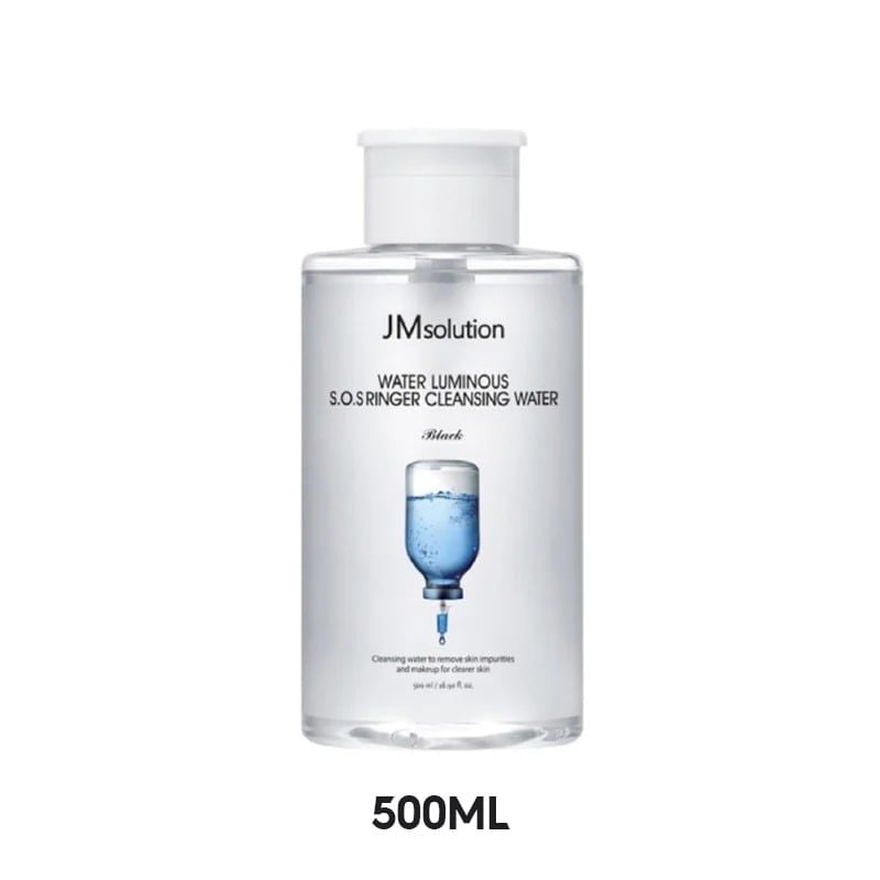 Nước tẩy trang JM Solution Water Luminous SOS Ringer Cleansing Water Black 850ml