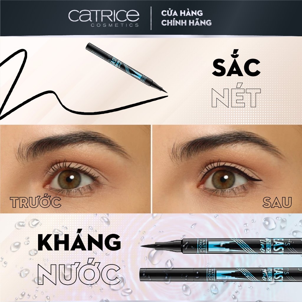 Chì kẻ mắt Catrice lt's Easy Tattoo Liner Waterproof 010 Black Lifeproof -: A.W. Faber - Castell Cosmetics