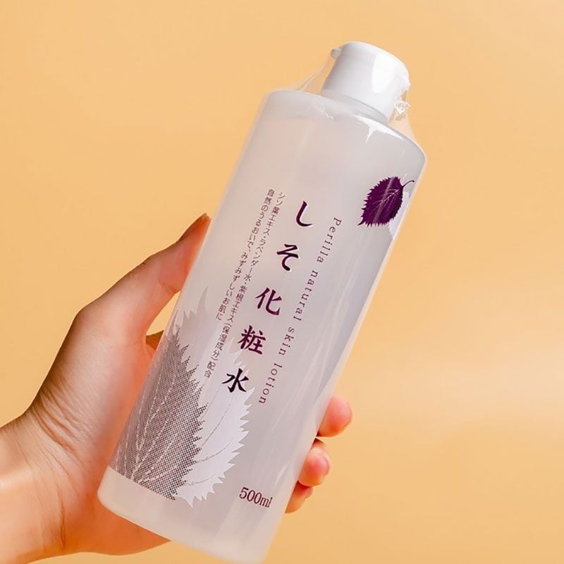 Nước hoa hồng dưỡng da chiết xuất lá tía tô CHINOSHIO 500ml-4571243111021