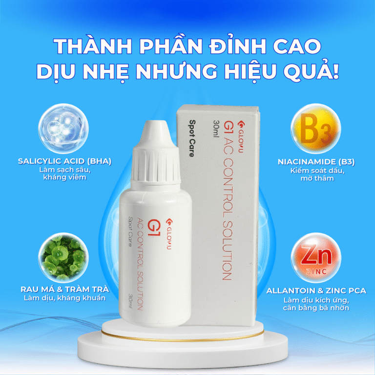 CHẤM MỤN G1 AC CONTROL SOLUTION 30ML (G.LOV.U G1 AC CONTROL SOLUTION8809626569135)