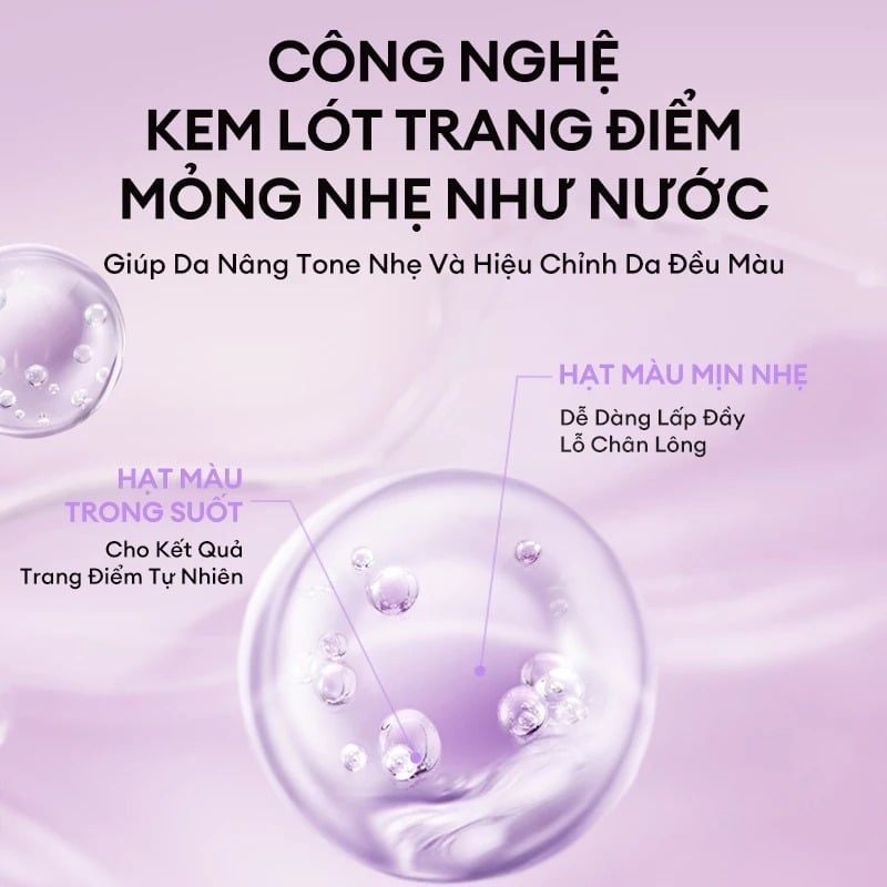 Kem lót COLORKEY Light Weight Polish Primer 30g 02