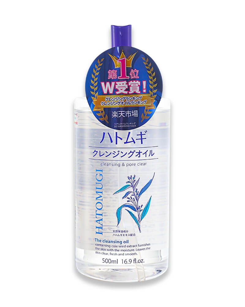 Dầu tẩy trang dưỡng ẩm REIHAKU HATOMUGI 500ml - 4513574030008