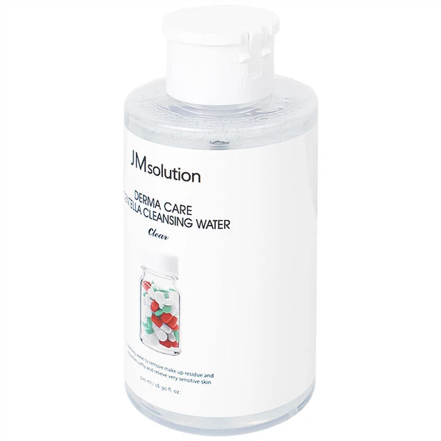 Nước tẩy trang - Jmsolution Derma Care Centella Cleansing Water Clear 500ml