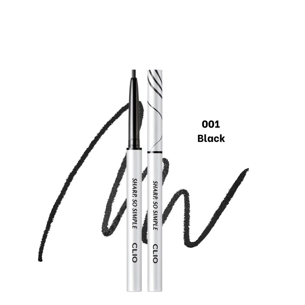 Chì kẻ mắt CLIO SHARP, SO SIMPLE WATERPROOF PENCIL LINER 01 BLACK