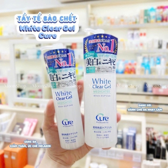 Gel tẩy da chết CURE White Clear Gel 100g - 4589563520164