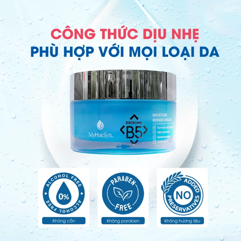 KEM EXOSOME B5 SOOTHING REPAIR CREAM 50ML (MYHAELYN EXOSOME B5 MOISTURE REPAIR CREAM-8809976990658)