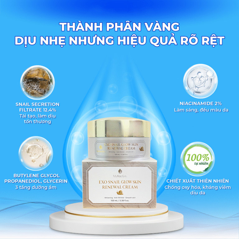 KEM ỐC SÊN MYHAELYN 100ML (MYHAELYN EXO SNAIL GLOW SKIN RENEWAL CREAM8809975194798)