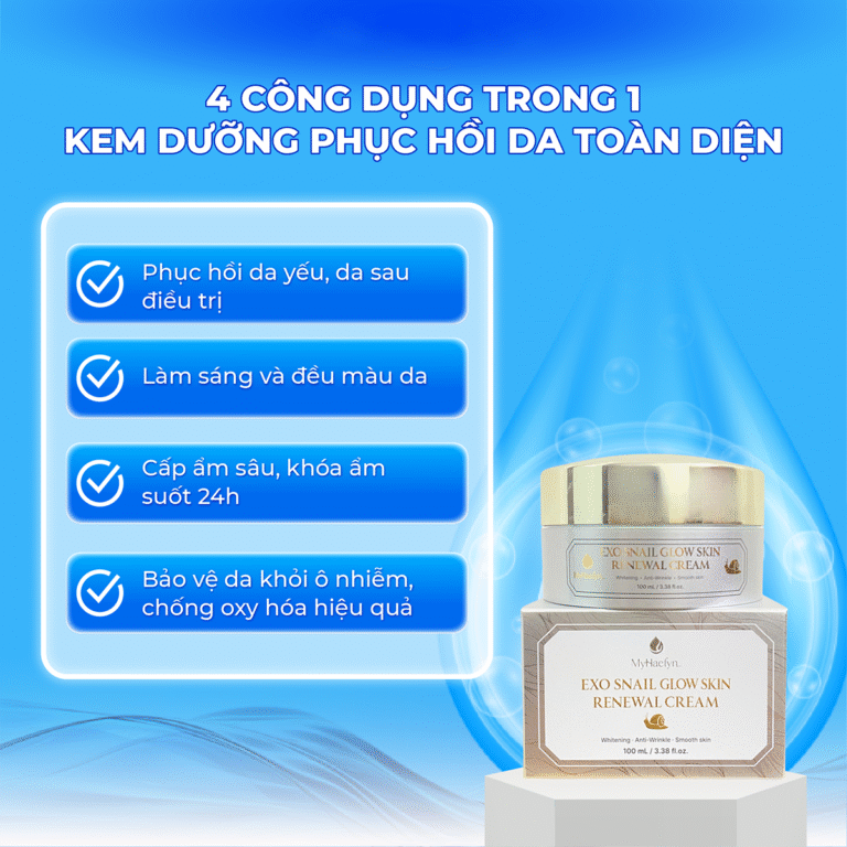 KEM ỐC SÊN MYHAELYN 100ML (MYHAELYN EXO SNAIL GLOW SKIN RENEWAL CREAM8809975194798)