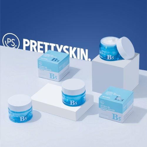 Kem phục hồi dưỡng trắng ( PRETTYSKIN HYDRA B5 DERMA REPAIR CREAM ), dung tích 52ml, dạng hũ, hiệu PRETTYSKIN