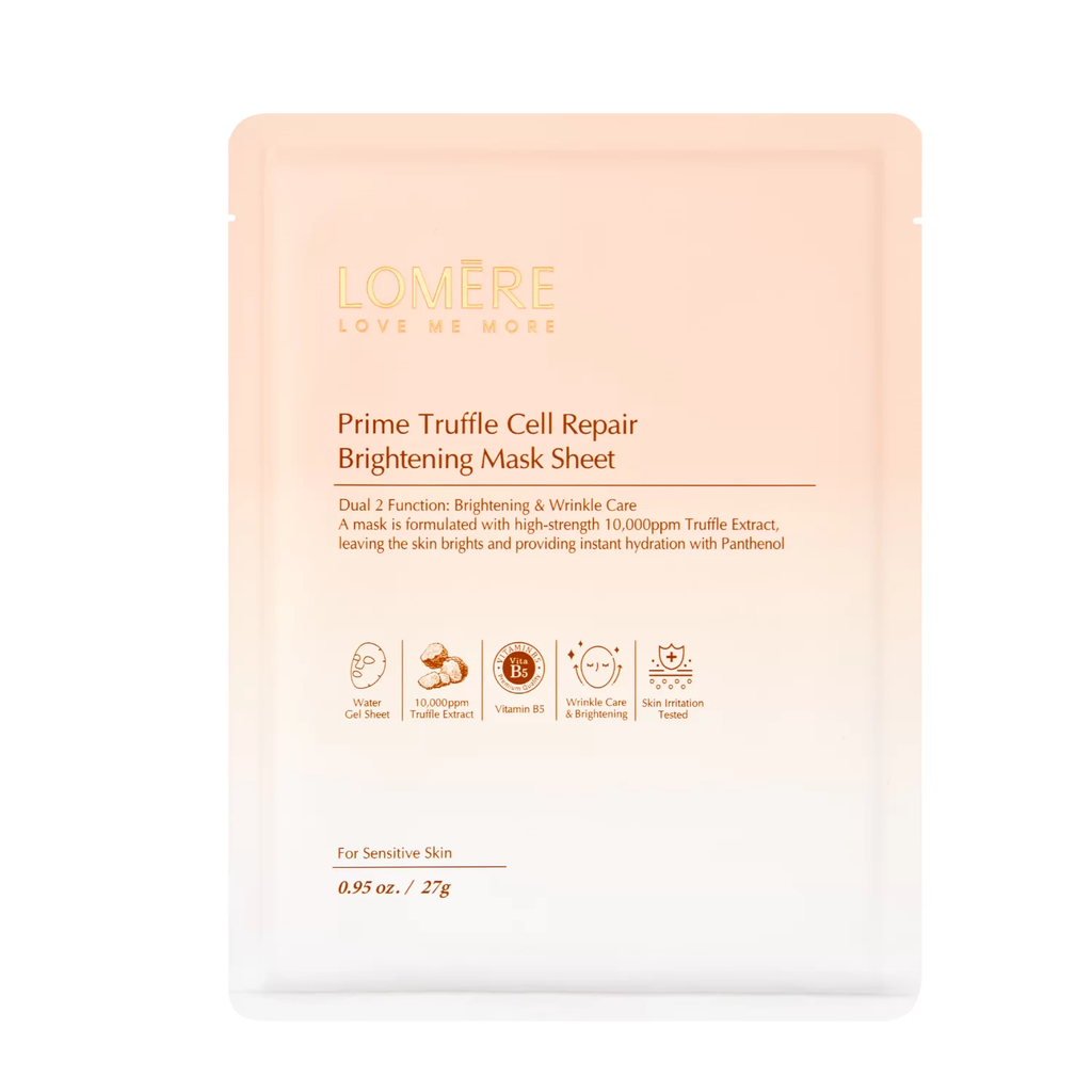 Mặt nạ dưỡng da LOMERE PRIME TRUFFLE BRIGHTENING MASK SHEET 27g/Gói
