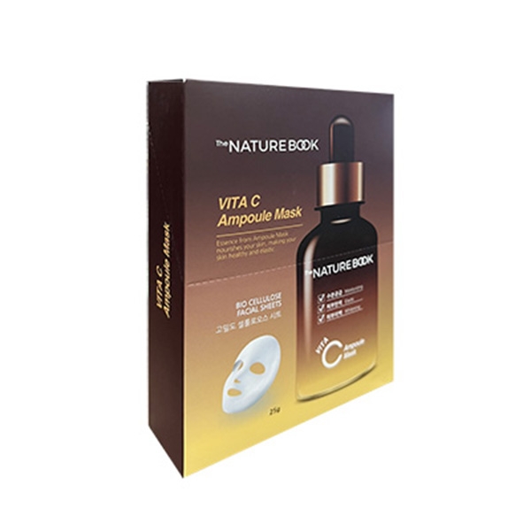 Mặt nạ dưỡng ẩm làm trắng,chống nhăn,hỗ trợ cải thiện nám da(THE NATURE BOOK VITA C AMPOULE MASK) 25g/chiếc