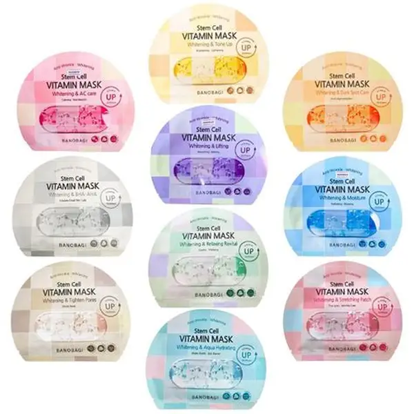 Mặt nạ BANOBAGI Stem Cell Vitamin Mask Whitening And Moisture