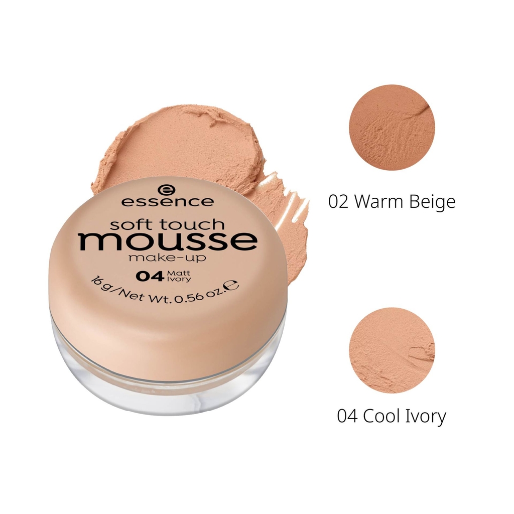 Phấn tươi essence NATURAL MATTE MOUSSE FOUNDATION 15, dạng lỏng,16g