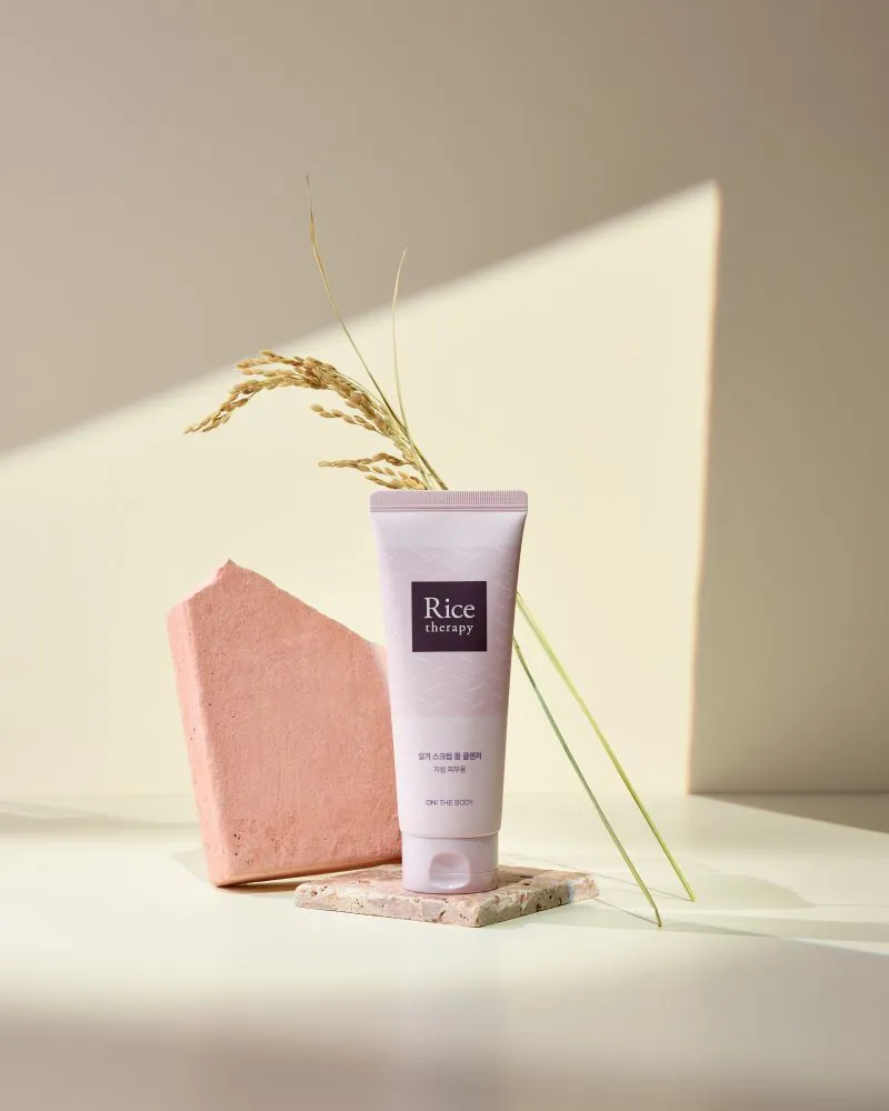 On the body Rice therapy Rice Bran Scrub Foam Cleanser